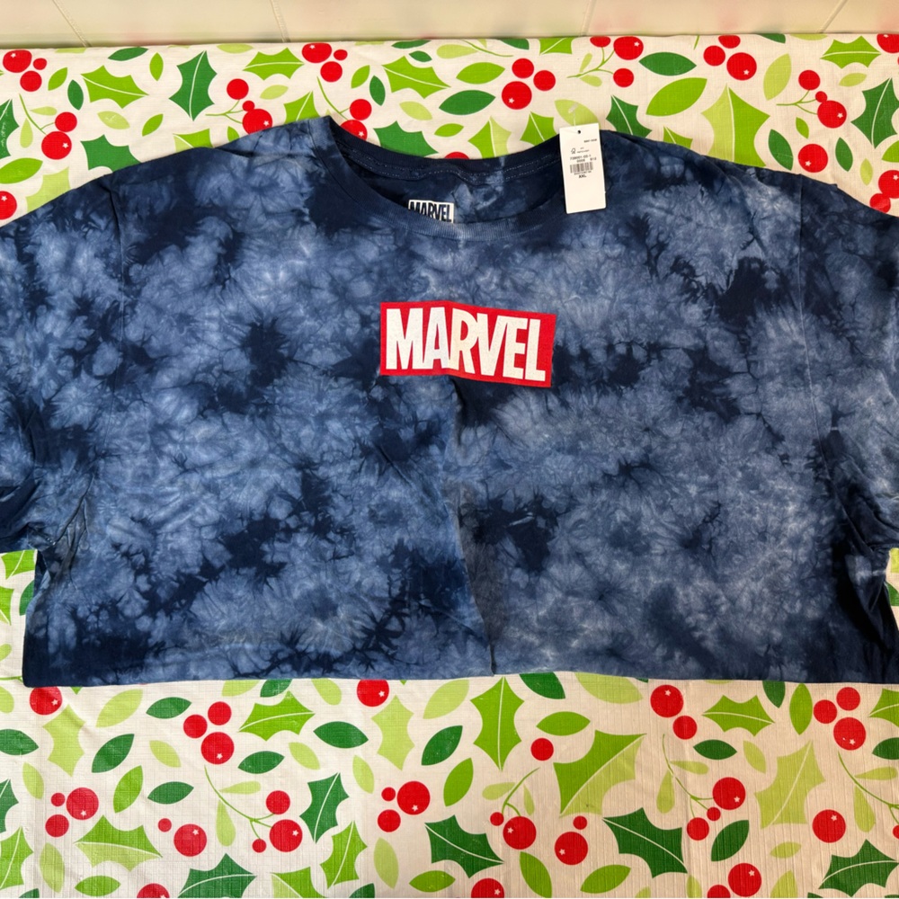 NWT Men’s Blue Marvel T-Shirt (XXL)